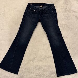 True Religion Dark Flare Jeans